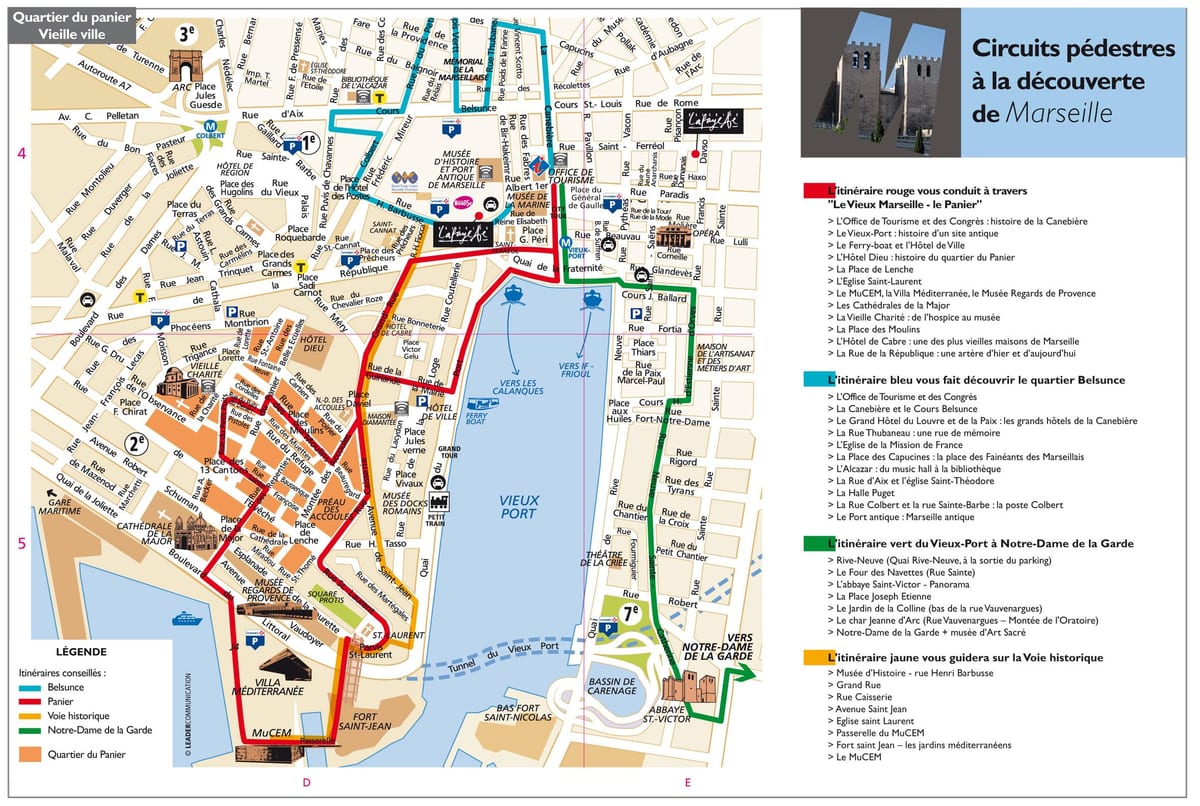 Marseille turist-kort pdf
